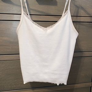 white tank top
